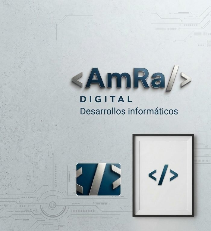 Identidad de marca de AmRa Digital